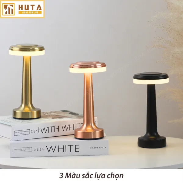 Đèn Bàn Led Quầy Bar, Quán Bar, Nhà Hàng Pin Sạc Tích Điện Mã RESDIA1