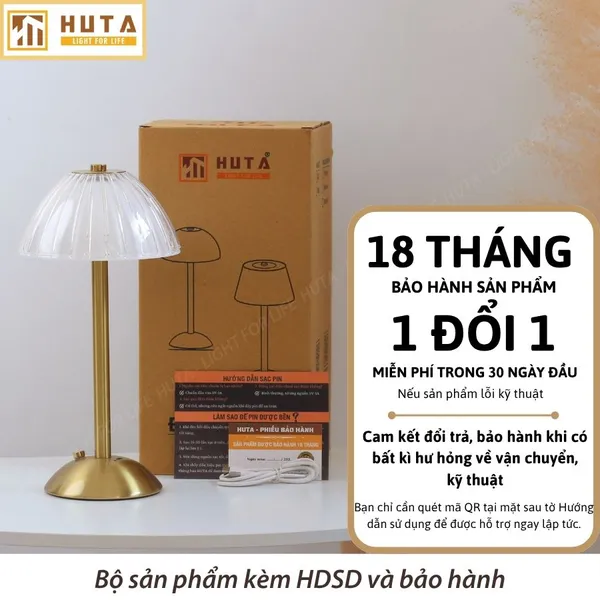 Đèn Bàn Led Quầy Bar, Quán Bar, Nhà Hàng Pin Sạc Tích Điện Mã RESDUNON