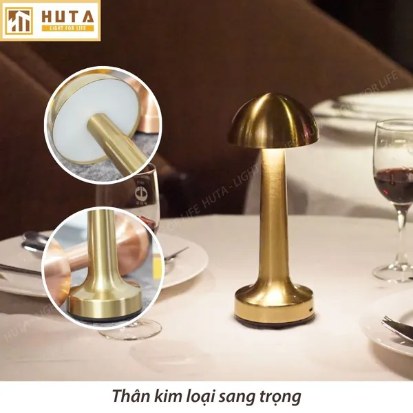 Đèn Bàn Led Quầy Bar, Quán Bar, Nhà Hàng Pin Sạc Tích Điện Mã RESNON