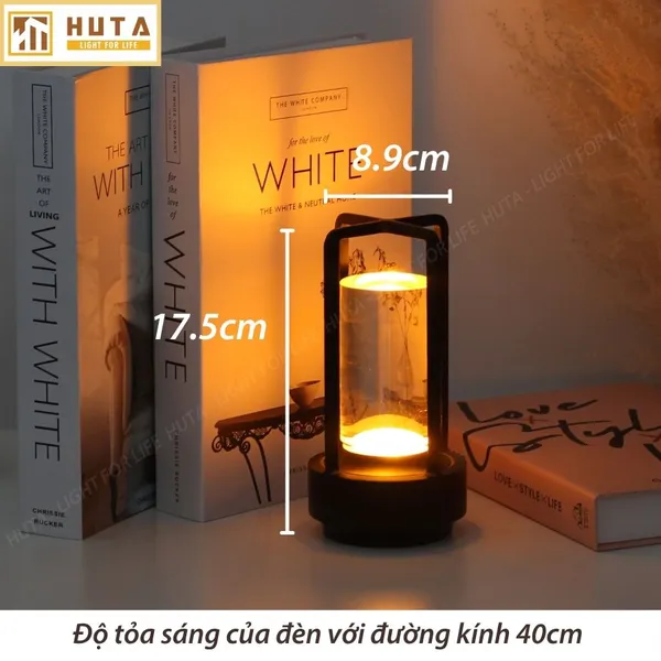 Đèn Bàn Led Quầy Bar, Quán Bar, Nhà Hàng Pin Sạc Tích Điện Mã RESNEN