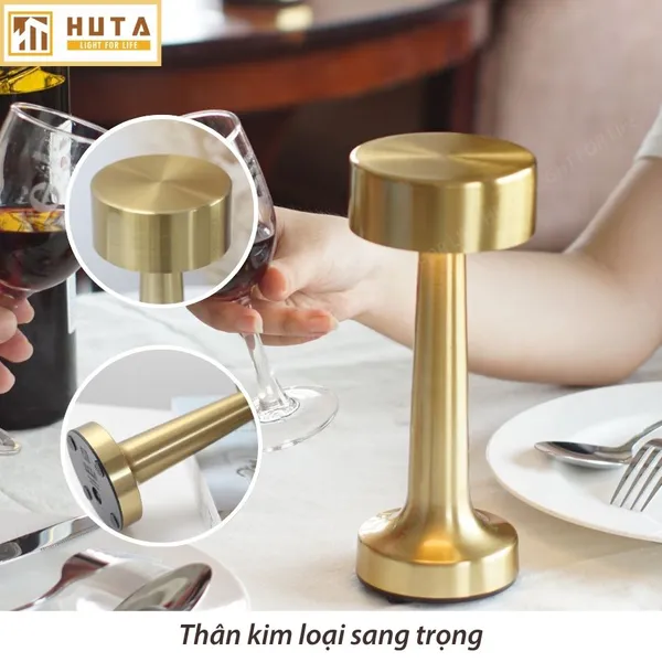 Đèn Bàn Led Quầy Bar, Quán Bar, Nhà Hàng Pin Sạc Tích Điện Mã RESTRU