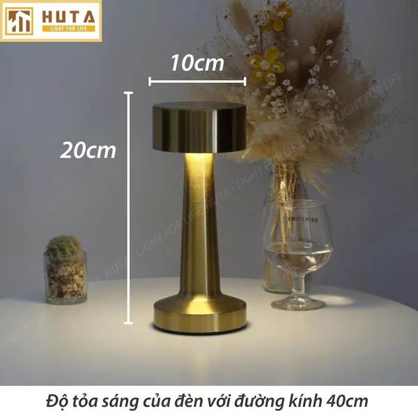 Đèn Bàn Led Quầy Bar, Quán Bar, Nhà Hàng Pin Sạc Tích Điện Mã RESTRU