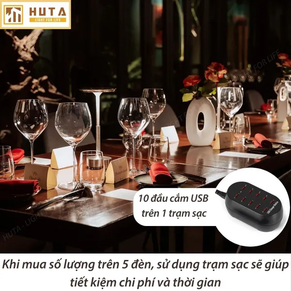 Đèn Led Để Bàn Quán Bar, Nhà Hàng Và Khách Sạn AL4 Mới Nhất 2025