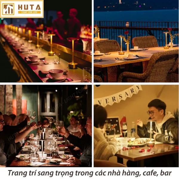 Đèn Led Để Bàn Quán Bar, Nhà Hàng Và Khách Sạn AL4 Mới Nhất 2025