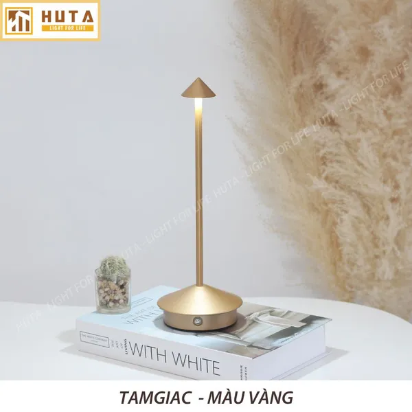 Đèn Bàn Led Quầy Bar, Quán Bar, Nhà Hàng Pin Sạc Tích Điện Mã TAMGIAC