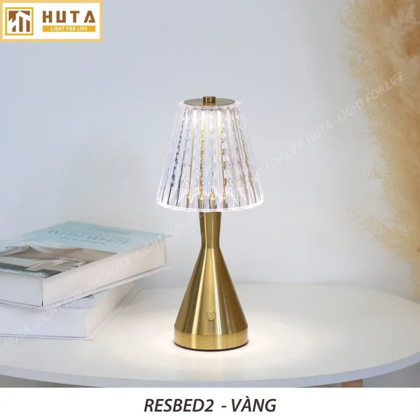 Đèn Bàn Led Quầy Bar, Nhà Hàng Pin Sạc Tích Điện Cảm Ứng HUTA Light For Life Mã RESBED2