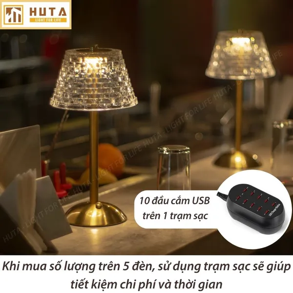 Đèn Led Quầy Bar Huta Light For Life RESBED3 Cảm Ứng Tích Điện, Điều Chỉnh Ánh Sáng Vàng