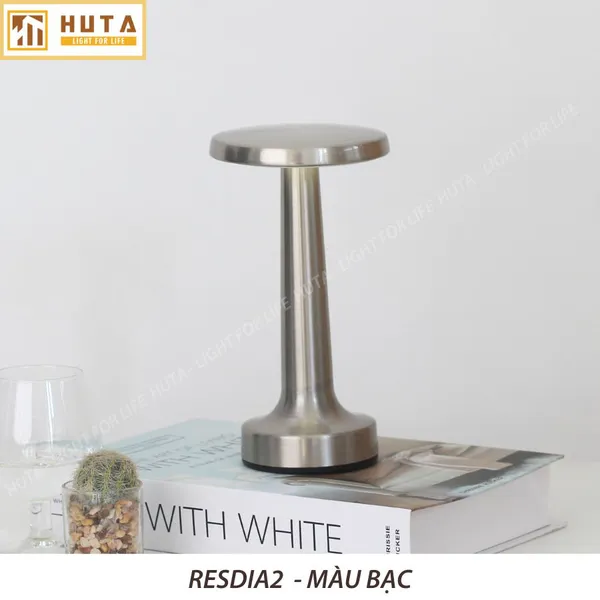 Đèn Bàn Led Quầy Bar, Quán Bar, Nhà Hàng Pin Sạc Tích Điện Mã RESDIA2