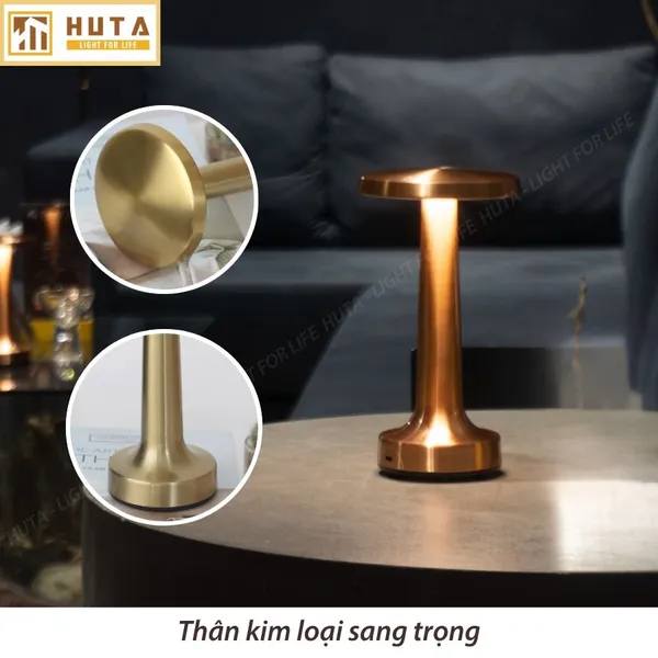 Đèn Bàn Led Quầy Bar, Quán Bar, Nhà Hàng Pin Sạc Tích Điện Mã RESDIA2