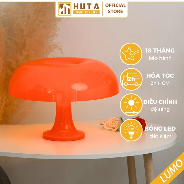 Đèn Bàn Trang Trí HUTA Light For Life LUMO Decor Phòng, Điều Chỉnh Độ Sáng