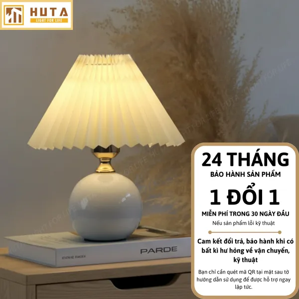 Đèn Ngủ Để Bàn HUTA Light For Life S8 Ánh Sáng Vàng, Tiết Kiệm Điện, Bảo Hành 24 tháng