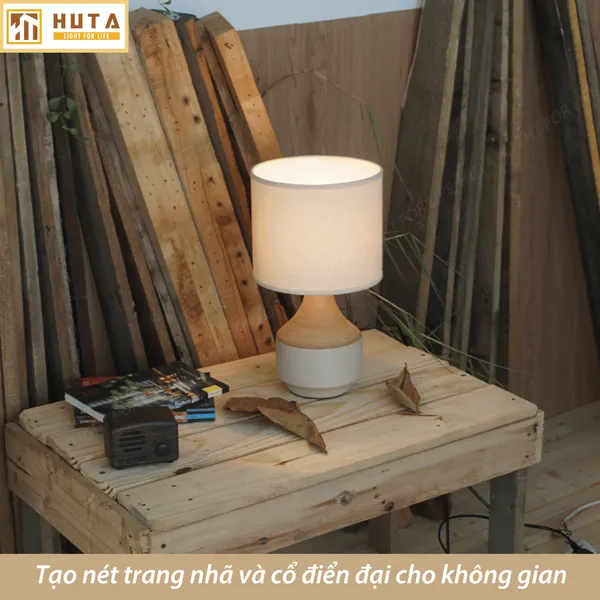 Đèn Ngủ Để Bàn HUTA Light For Life S14 Ánh Sáng Vàng, Điều Chỉnh Độ Sáng, Bảo Hành 24 Tháng