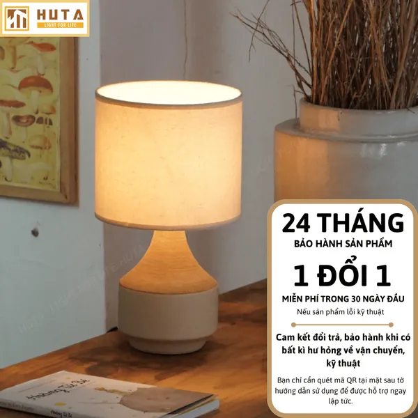 Đèn Ngủ Để Bàn HUTA Light For Life S14 Ánh Sáng Vàng, Điều Chỉnh Độ Sáng, Bảo Hành 24 Tháng