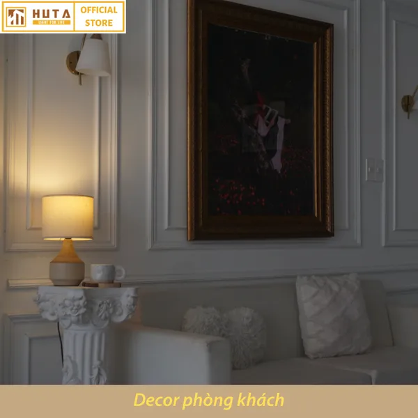 Đèn Ngủ Để Bàn Sứ HUTA S14