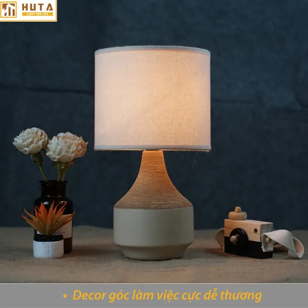 Đèn Ngủ Để Bàn Sứ HUTA S14
