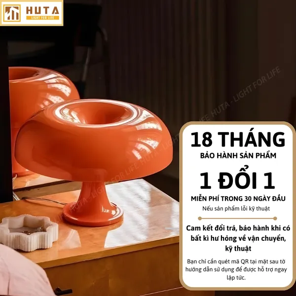 Đèn Bàn Trang Trí HUTA Light For Life LUMO Decor Phòng, Điều Chỉnh Độ Sáng