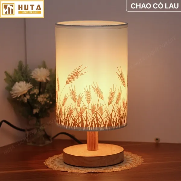 Đèn Ngủ Để Bàn HUTA Light For Life G1 Điều Chỉnh Độ Sáng, Ánh Sáng Vàng Ấm, Đầu Cắm 2 Chấu 220V