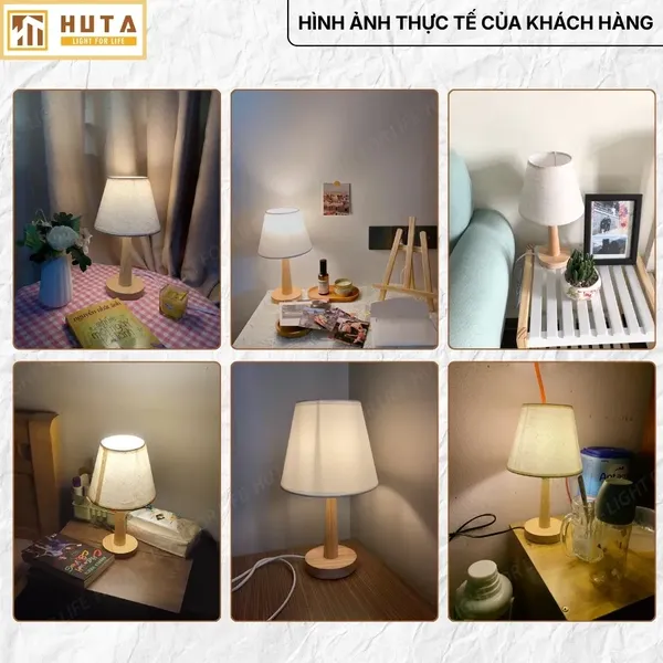 Đèn Ngủ Để Bàn HUTA Light For Life G2 Điều Chỉnh Độ Sáng, Ánh Sáng Vàng, Bảo Hành 24 Tháng