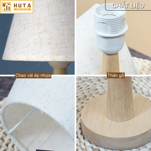 Đèn Ngủ Để Bàn HUTA Light For Life G2 Điều Chỉnh Độ Sáng, Ánh Sáng Vàng, Bảo Hành 24 Tháng