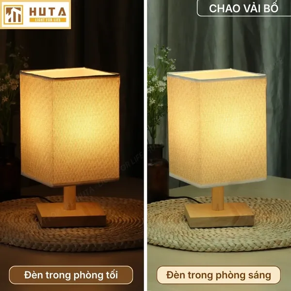 Đèn Ngủ Để Bàn HUTA Light For Life G3 Điều Chỉnh Độ Sáng, Đầu Cắm Điện 2 Chấu 220v