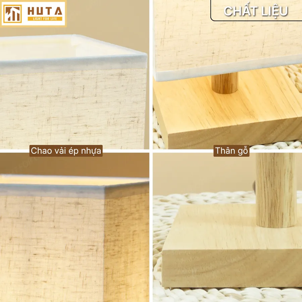 Đèn Ngủ Để Bàn HUTA Light For Life G3 Điều Chỉnh Độ Sáng, Đầu Cắm Điện 2 Chấu 220v