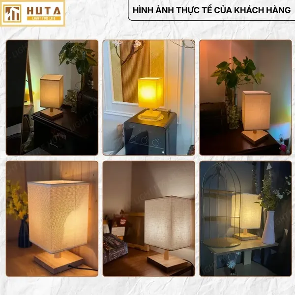 Đèn Ngủ Để Bàn HUTA Light For Life G3 Điều Chỉnh Độ Sáng, Đầu Cắm Điện 2 Chấu 220v