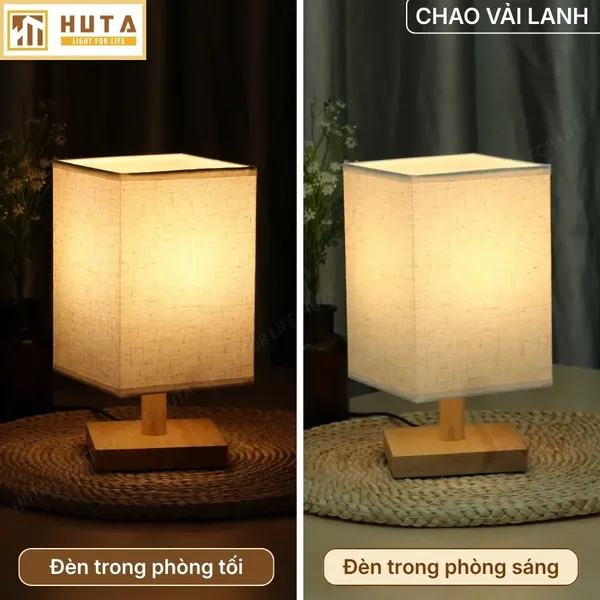 Đèn Ngủ Để Bàn HUTA Light For Life G3 Điều Chỉnh Độ Sáng, Đầu Cắm Điện 2 Chấu 220v