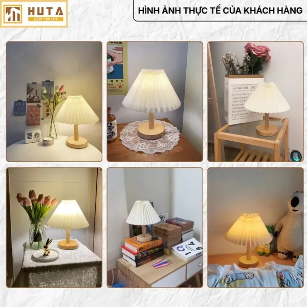 Đèn Ngủ Để Bàn HUTA Light For Life G5 Điều Chỉnh Độ Sáng, Bóng Led Sáng Vàng, Bảo Hành 24 Tháng  