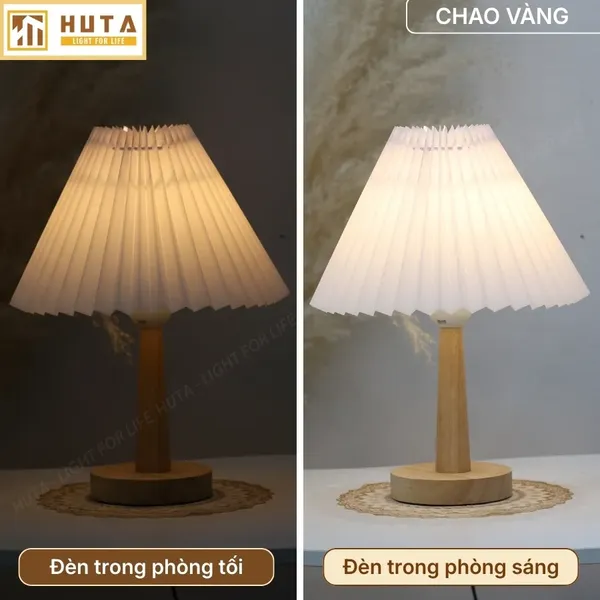 Đèn Ngủ Để Bàn HUTA Light For Life G5 Điều Chỉnh Độ Sáng, Bóng Led Sáng Vàng, Bảo Hành 24 Tháng  