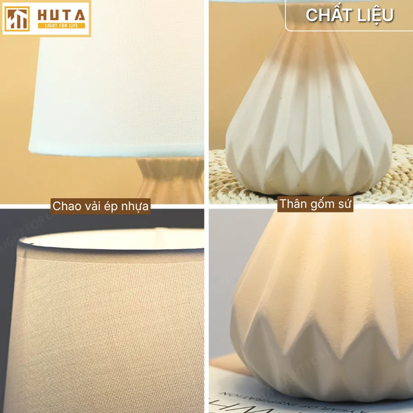 Đèn Ngủ Để Bàn HUTA Light For Life S13 Điều Chỉnh Độ Sáng, Ánh Sáng Vàng, Bảo Hành 24 Tháng