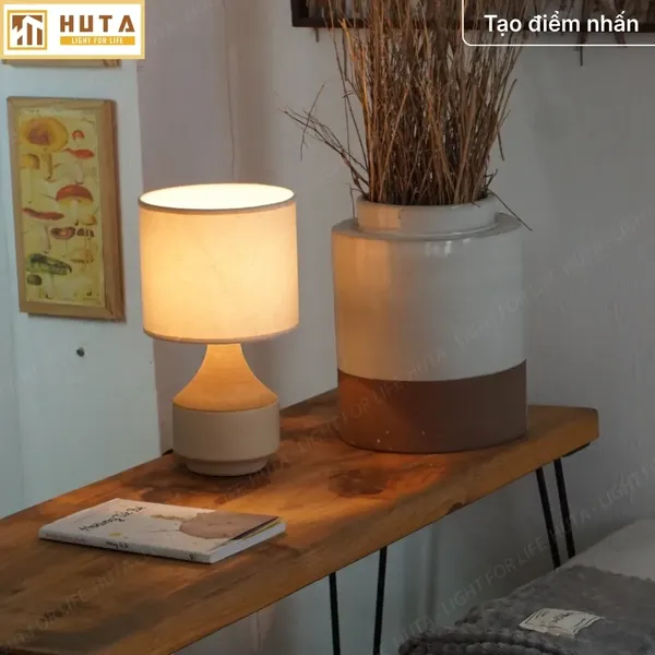 Đèn Ngủ Để Bàn HUTA Light For Life S14 Ánh Sáng Vàng, Điều Chỉnh Độ Sáng, Bảo Hành 24 Tháng