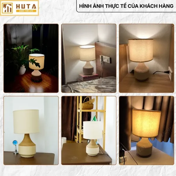 Đèn Ngủ Để Bàn HUTA Light For Life S14 Ánh Sáng Vàng, Điều Chỉnh Độ Sáng, Bảo Hành 24 Tháng
