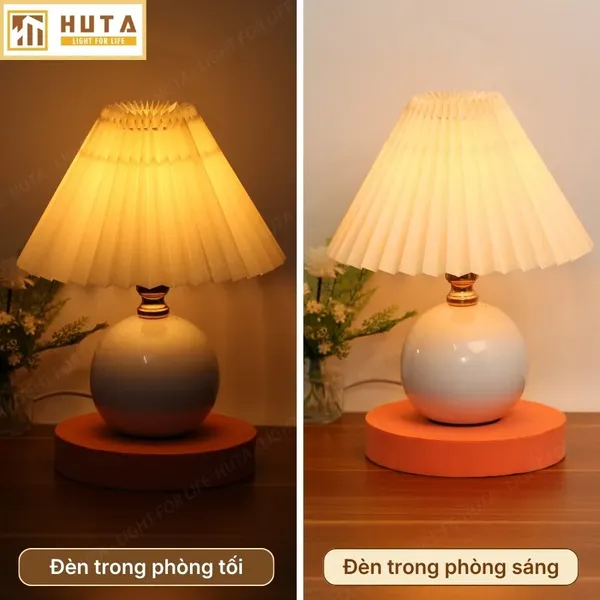Đèn Ngủ Để Bàn HUTA Light For Life S8 Ánh Sáng Vàng, Tiết Kiệm Điện, Bảo Hành 24 tháng
