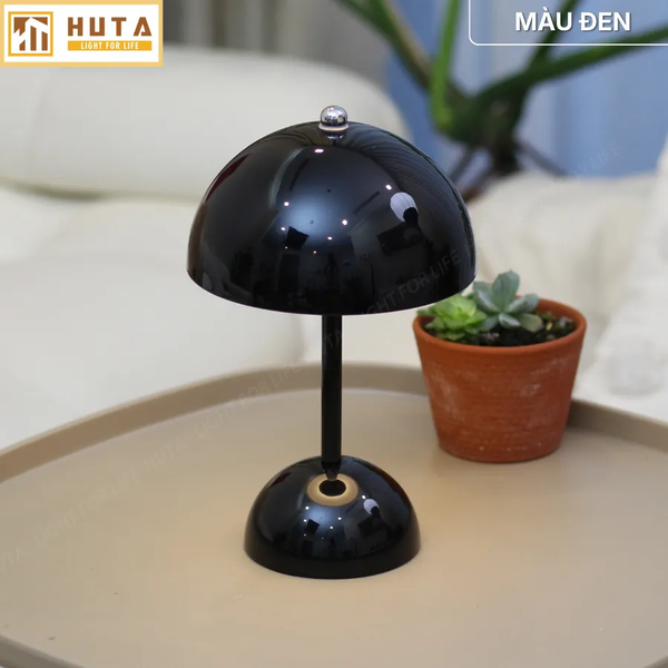 Đèn Ngủ Để Bàn HUTA Light For Life BEDNAM Tích Điện, Decor Hiện Đại, Ba Màu Ánh Sáng, Tăng Giảm Sáng