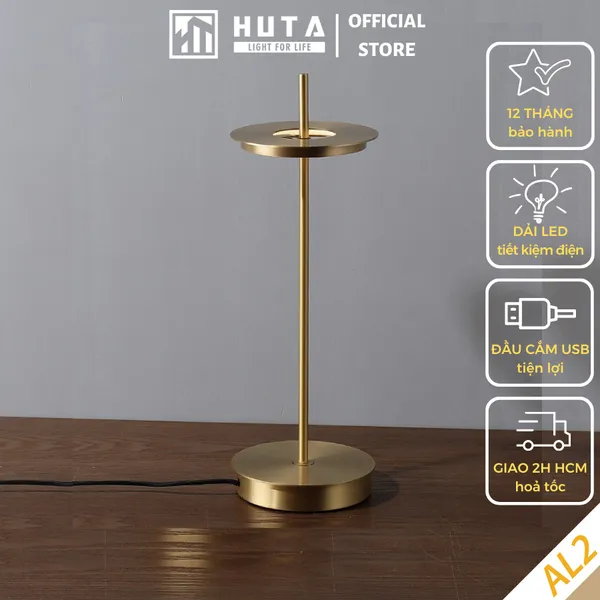 Đèn Bàn Led Quầy Bar, Quán Bar, Nhà Hàng Pin Sạc Tích Điện Mã AL2