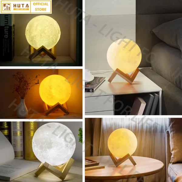 Đèn Bàn Led Quầy Bar, Quán Bar, Nhà Hàng Pin Sạc Tích Điện Mã RESMOON