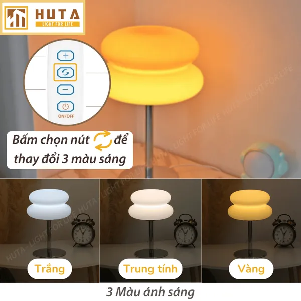 Đèn Bàn Trang Trí HUTA Light For Life BREAD Decor Phòng, Điều Chỉnh Độ Sáng Linh Hoạt
