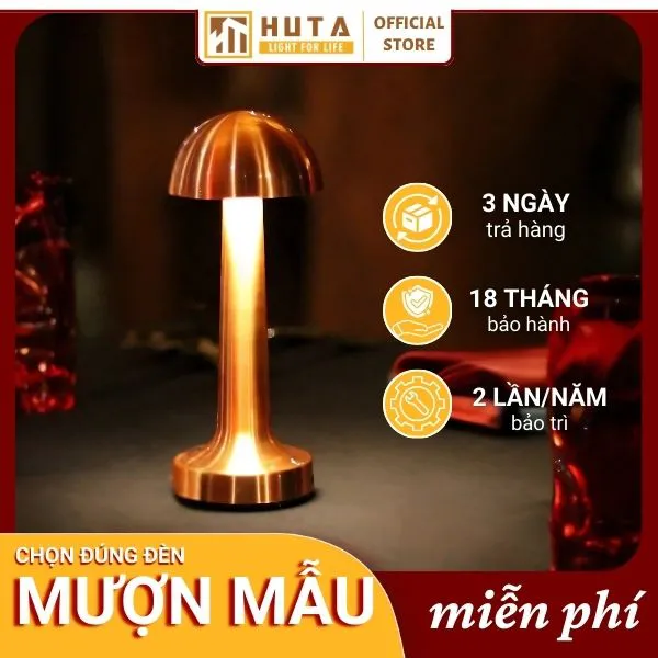 Đèn Bàn Led Quầy Bar, Quán Bar, Nhà Hàng Pin Sạc Tích Điện Mã RESNON