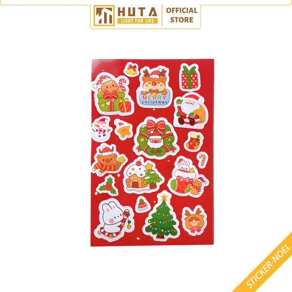 [MKB GIFT] Quà tặng từ thương hiệu HUTA LIGHT FOR LIFE Sticker - Noel dễ thương, trang trí Giáng Sinh
