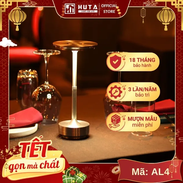 Đèn Led Để Bàn Quán Bar, Nhà Hàng Và Khách Sạn AL4 Mới Nhất 2025