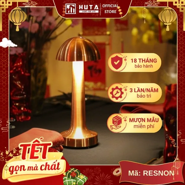 Đèn Bàn Led Quầy Bar, Quán Bar, Nhà Hàng Pin Sạc Tích Điện Mã RESNON