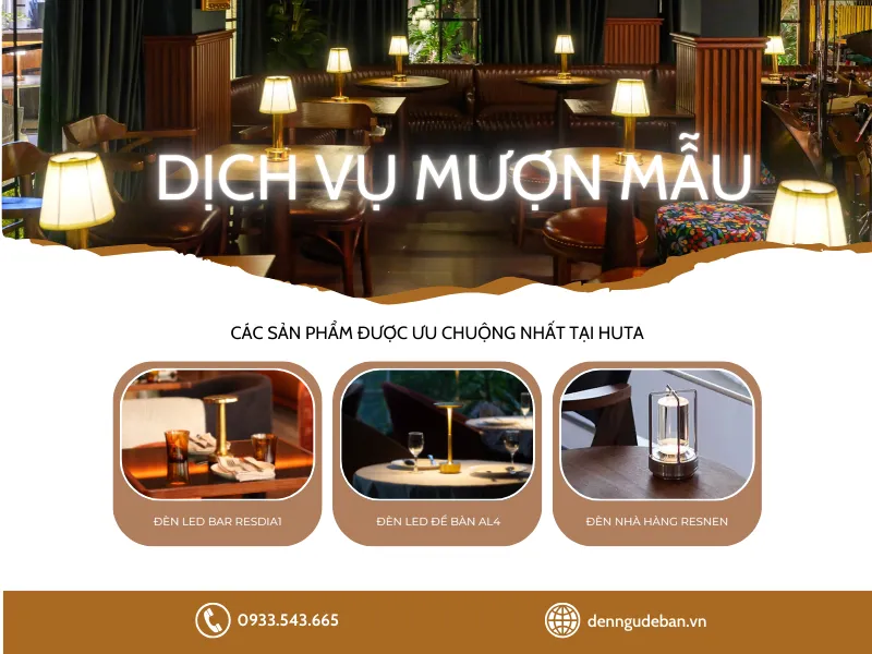 Miễn Phí Trải Nghiệm Đèn LED Cảm Ứng Cho Quán Bar, Nhà Hàng