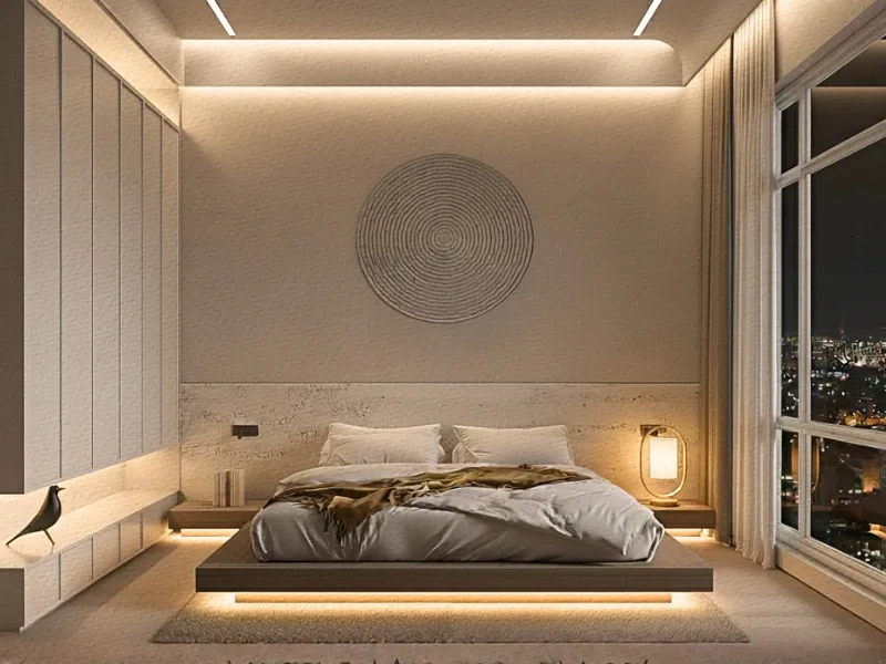 DECOR PHÒNG NGỦ TỐI GIẢN (Minimalism): SAI LẦM PHỔ BIẾN KHI XỬ LÝ ÁNH SÁNG