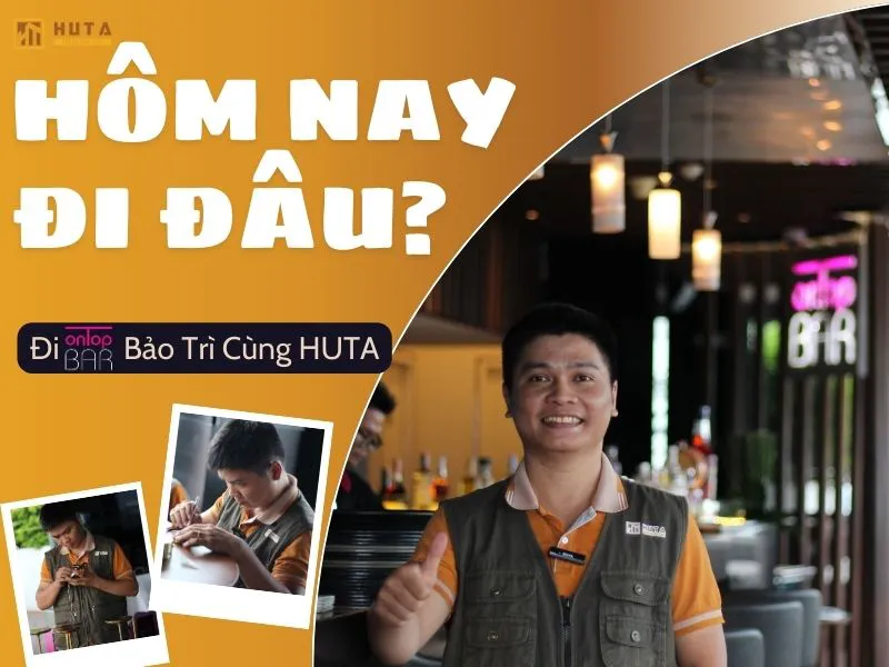 HUTA Bảo Trì Đèn Bàn Quán Bar tại OnTop Bar - Novotel Saigon Centre