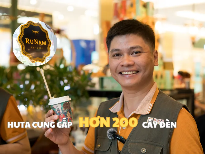 HUTA Bảo Trì Đèn Nhà Hàng tại Runam - Tầng L1