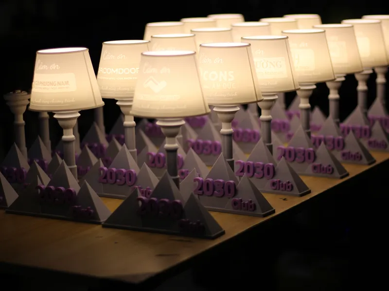 HUTA Light For Life: Nhà Cung Cấp Đèn In 3D Độc Đáo Cho Chương Trình Thư Viện 2030 Lần 15 - Caravan Lần 3 - Năm 2024 Tại Huế