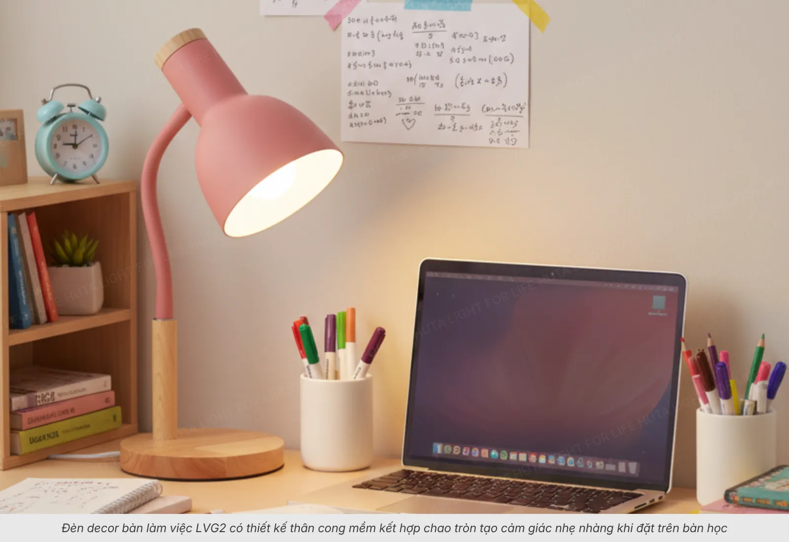 2.2 Đèn decor bàn làm việc LVG2 – Mềm mại, dễ phối không gian