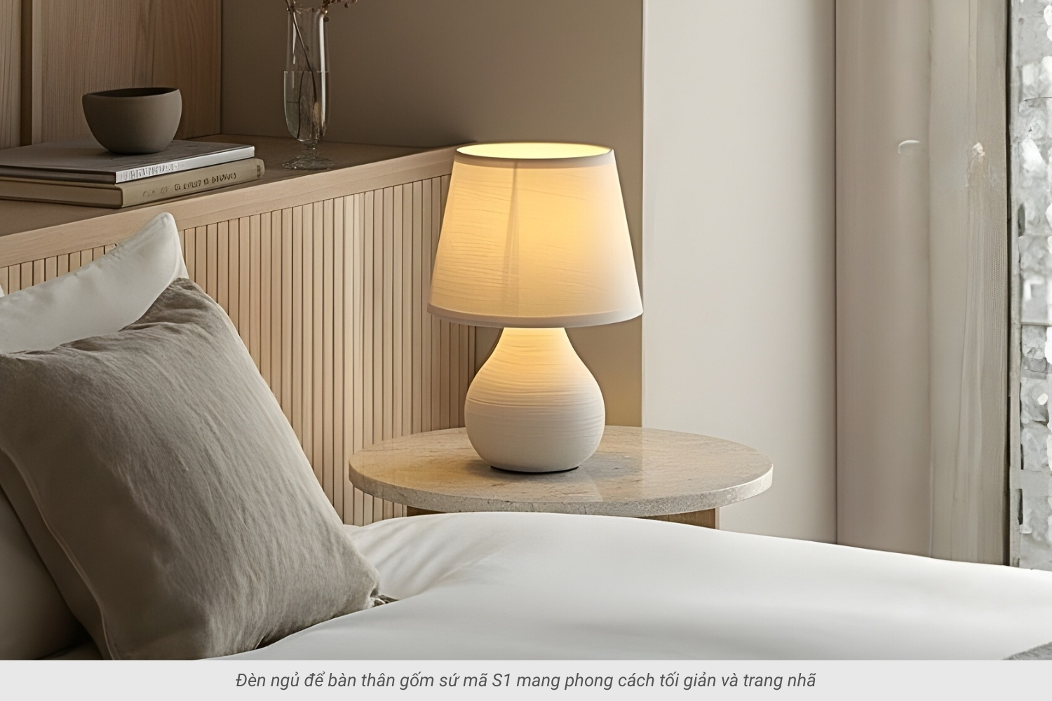 2. Review 5+ đèn ngủ để bàn phù hợp nhất cho phòng ngủ minimalism