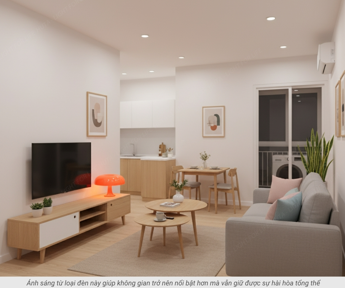 2. Những vị trí đặt đèn trang trí tết tạo cảm giác “khởi đầu mới”