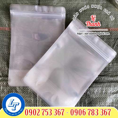 Túi zip trong suốt Túi zip trong suốt